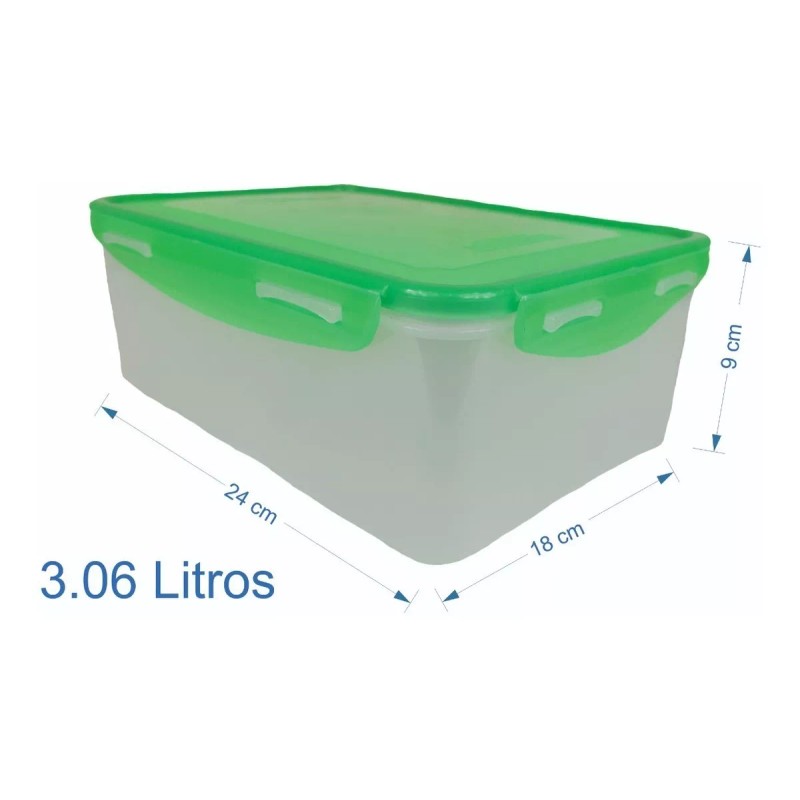 Boris 2 Contenedores Herméticos Toppers 3.06 Litros