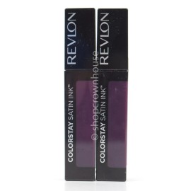 Revlon 2 Revlon ColorStay Satin Ink Liquid Lipstick 0.17 fl oz #023 UP ALL NIGHT