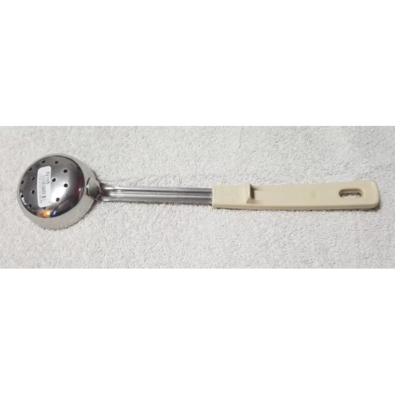 Vollrath 62165 3 oz. Ivory Perforated Stainless Steel Spoodle®