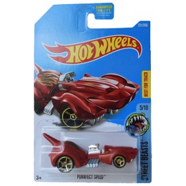 Mattel Hot Wheels Purrfect Speed 221/365, red