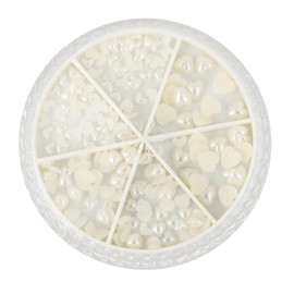 BIUDECO Heart Nail Art Studs Manicure Decor DIY Charms Unique Nail Ornaments for Special Occasions