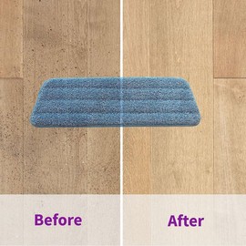 6 Pack Replacement Mop Refills Compatible with Rejuvenate Click N Clean Multi-Surface Spray Mop System,Washable Mop Heads Pads for Wet Dey Use