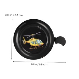 SUPVOX Cute Kids Bicycle Bell Loud Cartoon Ring for Boys Girls Bike Accessory Helicopter Design Universal Scooter Tricycle Bell