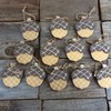 Agape Gifts Designs AGD Fall Decor - Wood Acorn Ornaments