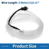 A ABSOPRO 3 Meter EL Wire Cable LED Glow String