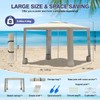 8'×8' Beach Tent, UPF 50+ Beach Canopy Sun Shelter for