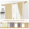 KAMANINA 1 Inch Double Curtain Rods for Windows 72 to
