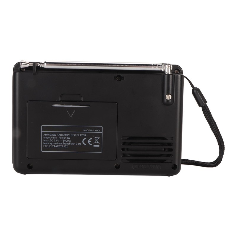 Full Band Recording Radio FM AM MP3 Player LCD Backlight
