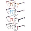 MAEOWN 4 Pack Progressive Multifocus Reading Glasses Blue Light Blocking