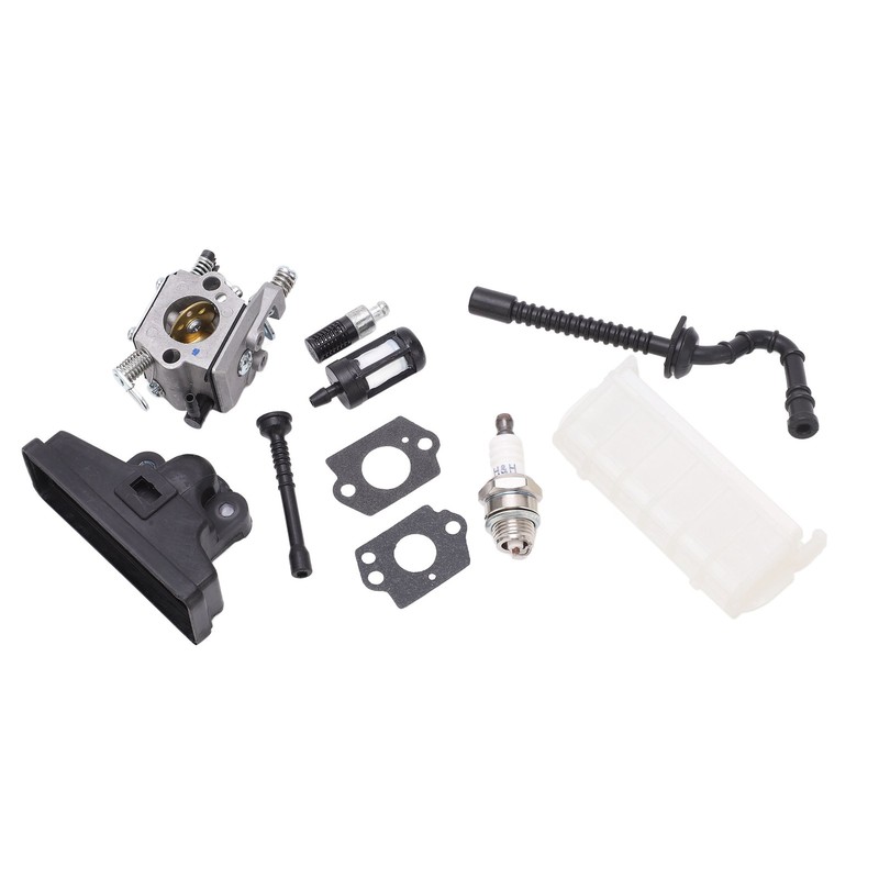 Carburetor Kit Strong Sparking Plug Air Filter Fuel Line Strainer