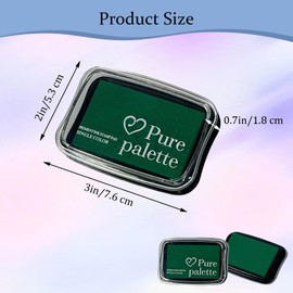 4 Colors Ink Pads for Rubber Stamps, Washable Stamp Ink Pads, Finger Ink Pads for Stamping, Craft Ink Pad Stamps Partner DIY Color for Paper Wood Fabric Fingerprints Scrapbook (A)