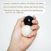 Taiji Yin Yang Hand Massage Balls, 2.96oz Each, 4cm/1.57'' Natural