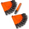 20pcs 3" Orange Reflective Tree Marker Ribbons (Pack of 20)