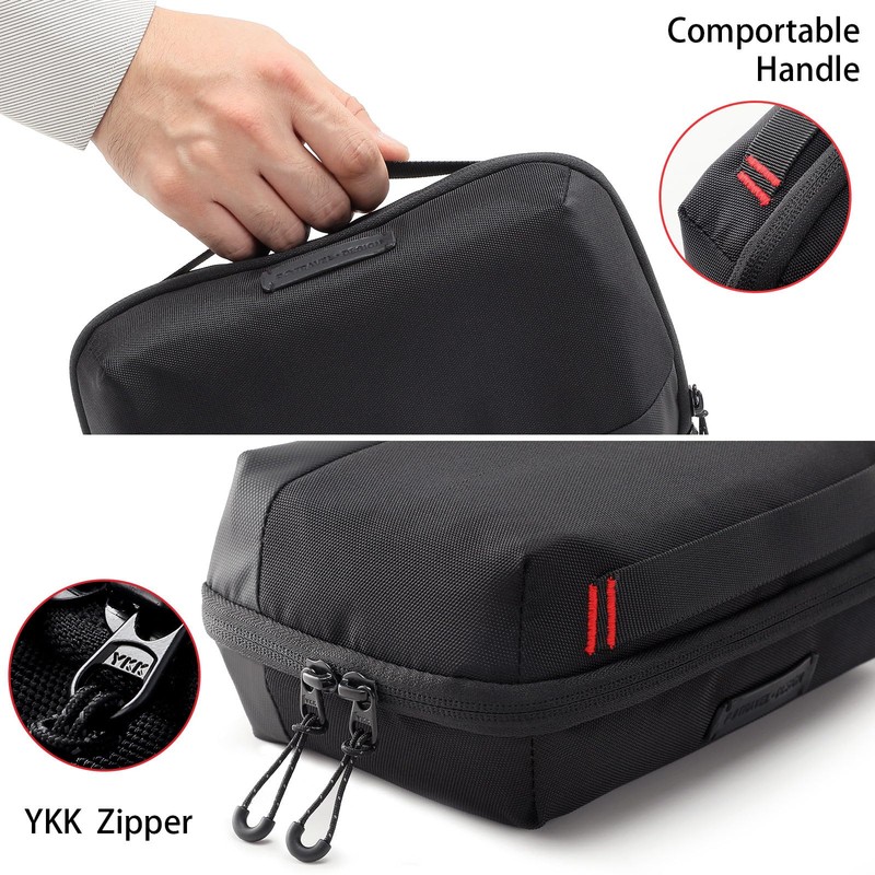 VanFn Electronics Travel Organizer Storage Bag, Travel Accessory Handle Bag,