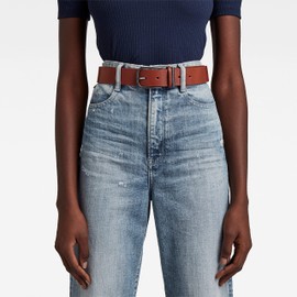 G-STAR Women's Carley Belt, Brown (dk cognac/black metal D04167-3127-8129), 75