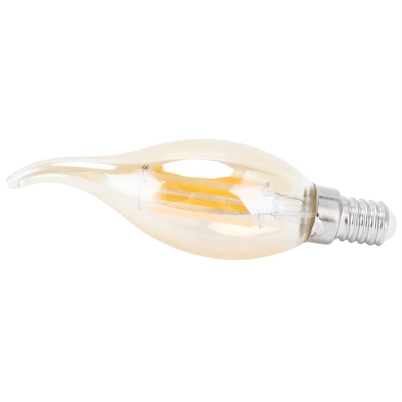 10PCS C35 LED Gold Filament Bulb 2700K 4W E14 Base