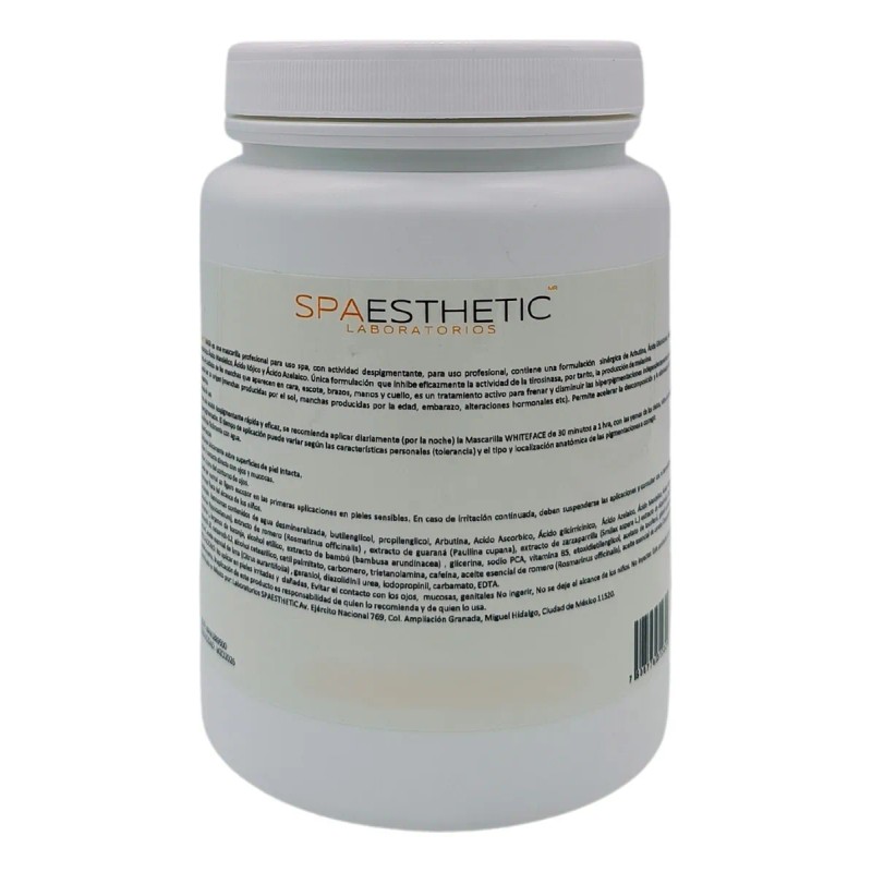 Crema Despigmentante Manchas Whitemask 1kg Uso Encabina Spa