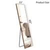 LKJYBG 65" x 23" Full-Length Mirror Wall Mounted/Floor Mounted Wooden