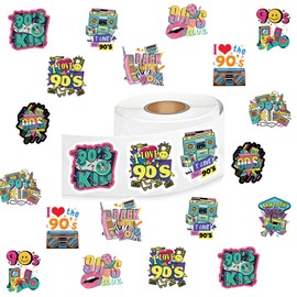 90S Stickers（500PCS） 10 Styde Cool Cute Funny Animation Anime Art Aesthetics Pack | Stickers for Adults Computer Laptop Water Bottle Skateboard Decorations Travel Helmet Room Bomb