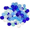 Flat Marble Vase Filler - 3 lbs Cobalt Aqua &