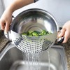 Sarini Pasta Strainer Stainless Steel Rust-Proof Pot Strainer Fruit And
