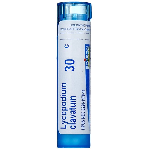Boiron Lycopodium Clavatum 30C Homeopathic Medicine for Bloating and Gas, 1 Count