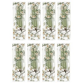 3.5ml Lip Balm Tubes Lipstick Tubes Spring Themed Empty Plastic Lip Tube 3D Pritned Flower Bird Refillable Container for DIY Homemade Lipstick Lip Balm Cosmetic Makeup,8 Pack