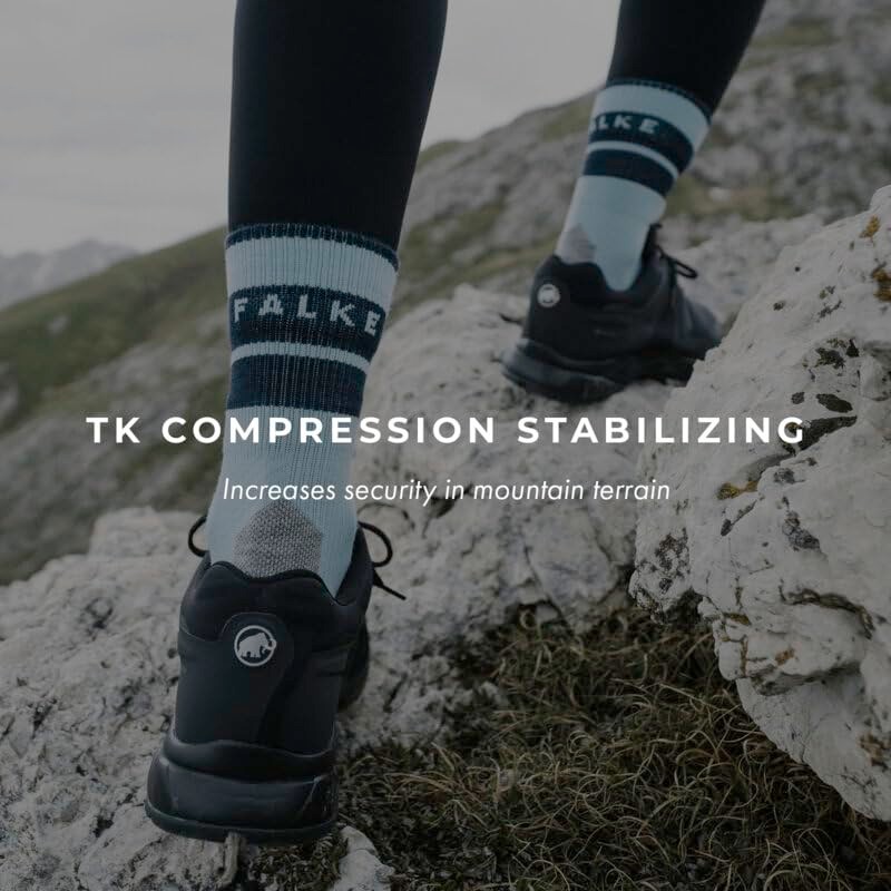 FALKE Women's TK Stabilizing Hiking Socks Medium Cushion Stabilising Compression