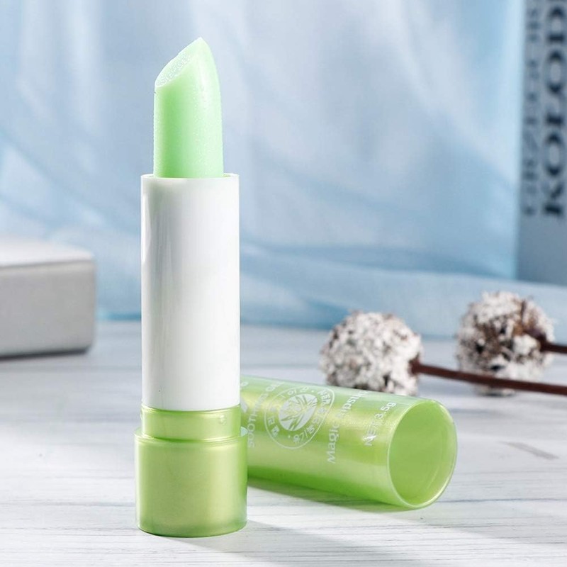 YUYTE Bálsamo para Labios Que Cambia de Color, Brillo de