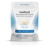 Method Power Dish Dishwasher Soap Packs, Free + Clear, 20