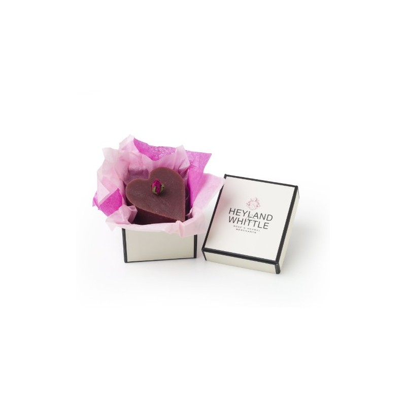 Heart Shaped Rose Natural Soap in Gift Box