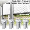 Rail Clamps 1-3/8" x 1-3/8", End Rail T Clamps Chain