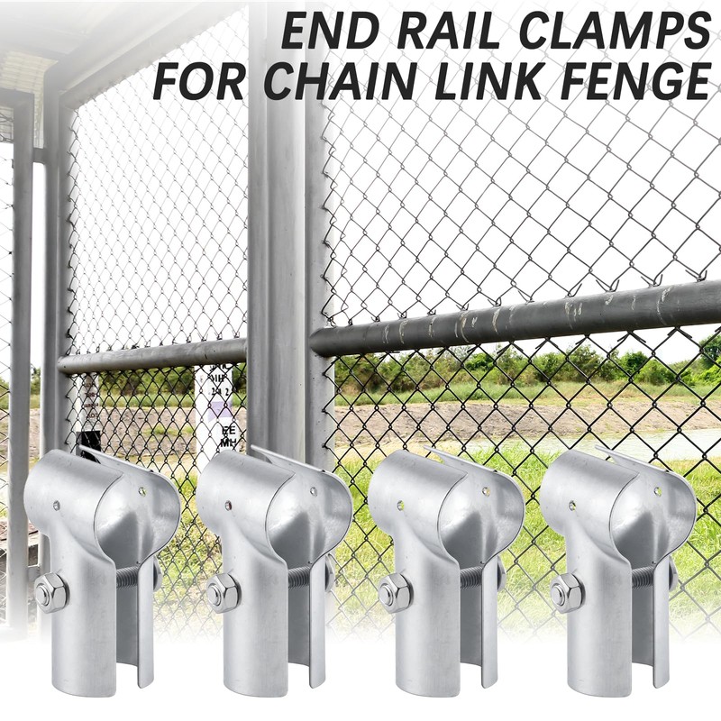 Rail Clamps 1-3/8" x 1-3/8", End Rail T Clamps Chain