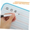 Tofficu 1Set Pinyin Whiteboard Double Sided Dry Erase Board with
