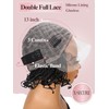 FANCEE Braid Pixie Wig Double Full Lace Curly Box Braided