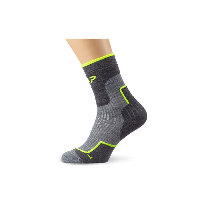 CMP Unisex Trekking Socks Made of Medium Wool Socks