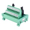Terminal Block Connector PLC Module IDC-20P 35mm DIN Rail Wiring
