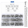 M4 Screws Set, 360 Pieces Rounded Head Hex Screws with