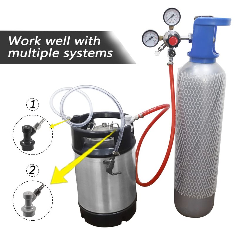 Ball Lock Keg Disconnect Set - LUCKEG Brand Ball Lock