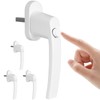 4 Window Lock with Button, Window Handles, Keyless Window Lock,