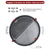 KAMaster 22" Half Moon Cast Iron Cooking Grate Grill Accessory