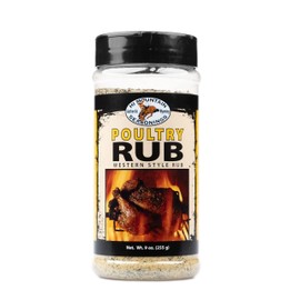 Hi Mountain Seasoning | POULTRY RUB | Western Style BBQ Rub for Poulry | Poultry Seasoning | Delicious on Chicken, Turkey, Waterfowl, Ducks, & Geese | 9 Oz