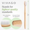 VIVAGO Bamboo Toothbrushes 10 Pack – Natural Toothbrushes, Plant-Based Soft