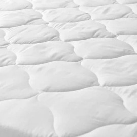 Primavera Cubre Colchón Queen Algodón Protector Color Blanco