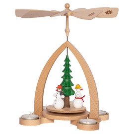 Richard Glaesser Snowmen Tree Tealight German Christmas Pyramid
