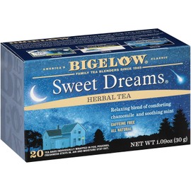 Bigelow Tea Té de hierbas Sweet Dreams 20 bolsas (paquete de 3)