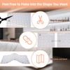 Jeogejin 4PCS Soft LED Backlight Sheet 24V 36W 6000K White,Single