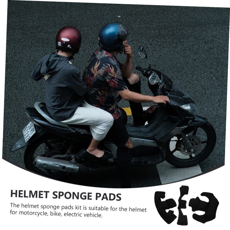 Kisangel Helmet Replacement Sponge Padding Kit Explosion Helmet Pads for