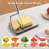 Cheese Slicer, Multipurpose Cheese Cutter Stainless Steel Cheese Slicers for