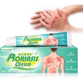 Crema Para Psoriasis Y Eczema, Crema Natural A Base De Hierbas Antipicazón, Cremas Hidratante Para Piel Seca, Con Picazón, Picaduras, Erupciones (Paquete de 1)